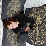 Set di biancheria da letto con coperta terapeutica Mandala mistico
