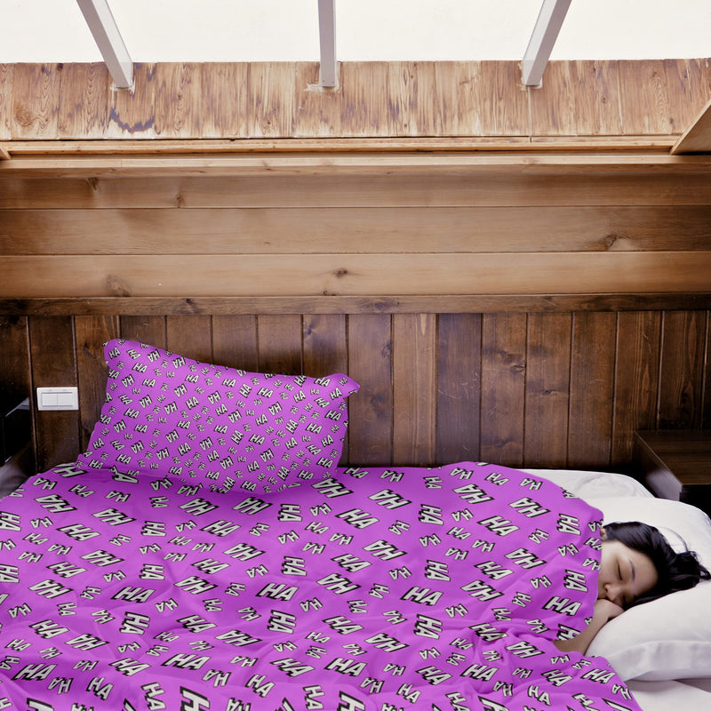 Therapy blankets bedding set Ha Ha Ha