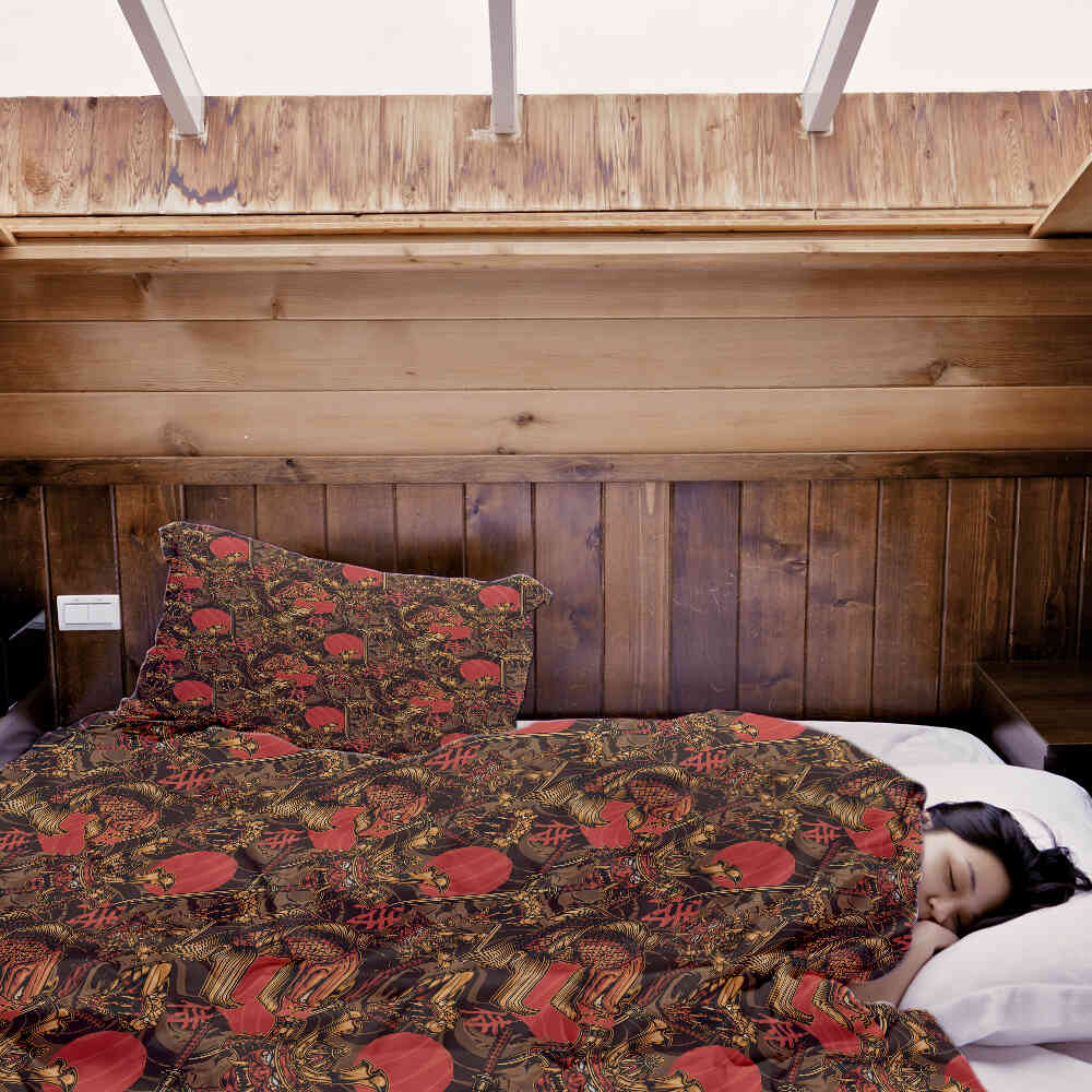 Therapy blankets bedding set Chinese martial arts