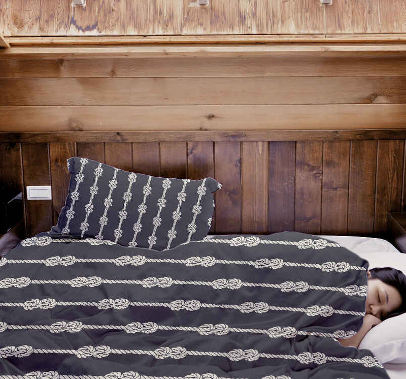 Coperte terapeutiche con rivestimento in cotone nodi marinari