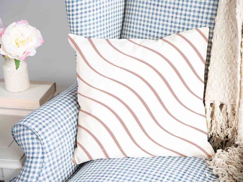 Almohada de salud rosa ondas