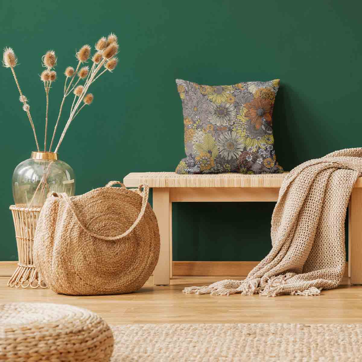 Cuscino sanitario fiori gialli