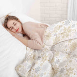 Therapy blankets bedding set, light snowstorm