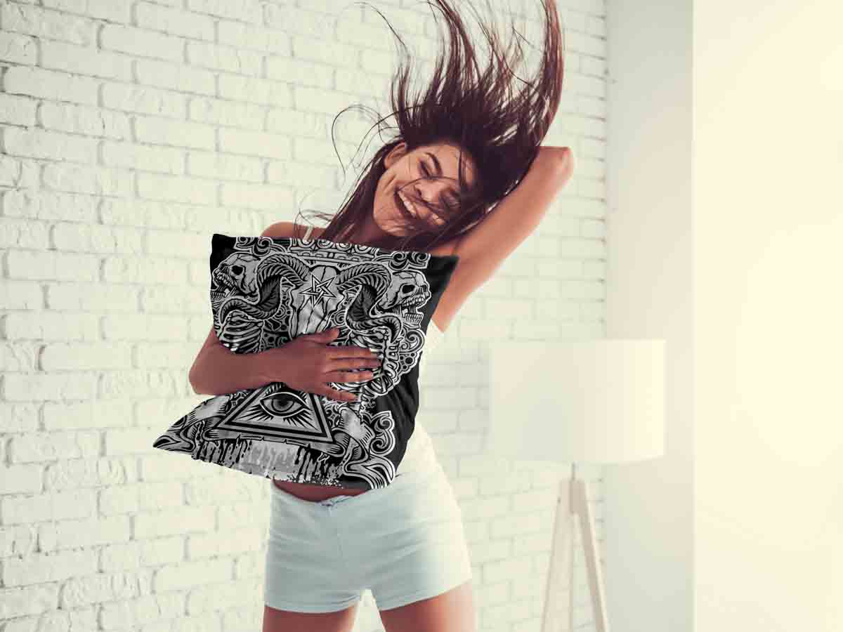 Gezondheidskussen Zwart Oog 2