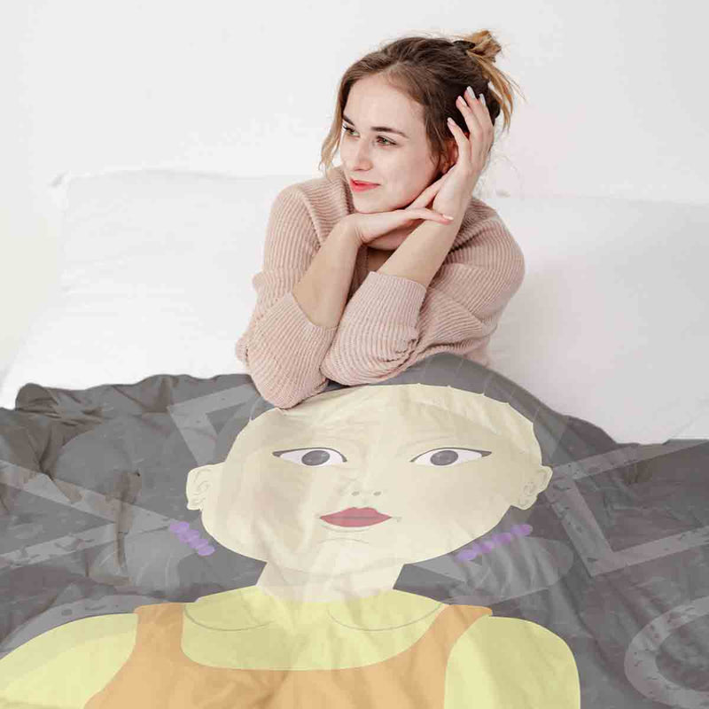 Set di biancheria da letto con coperte terapeutiche Luce rossa, luce verde