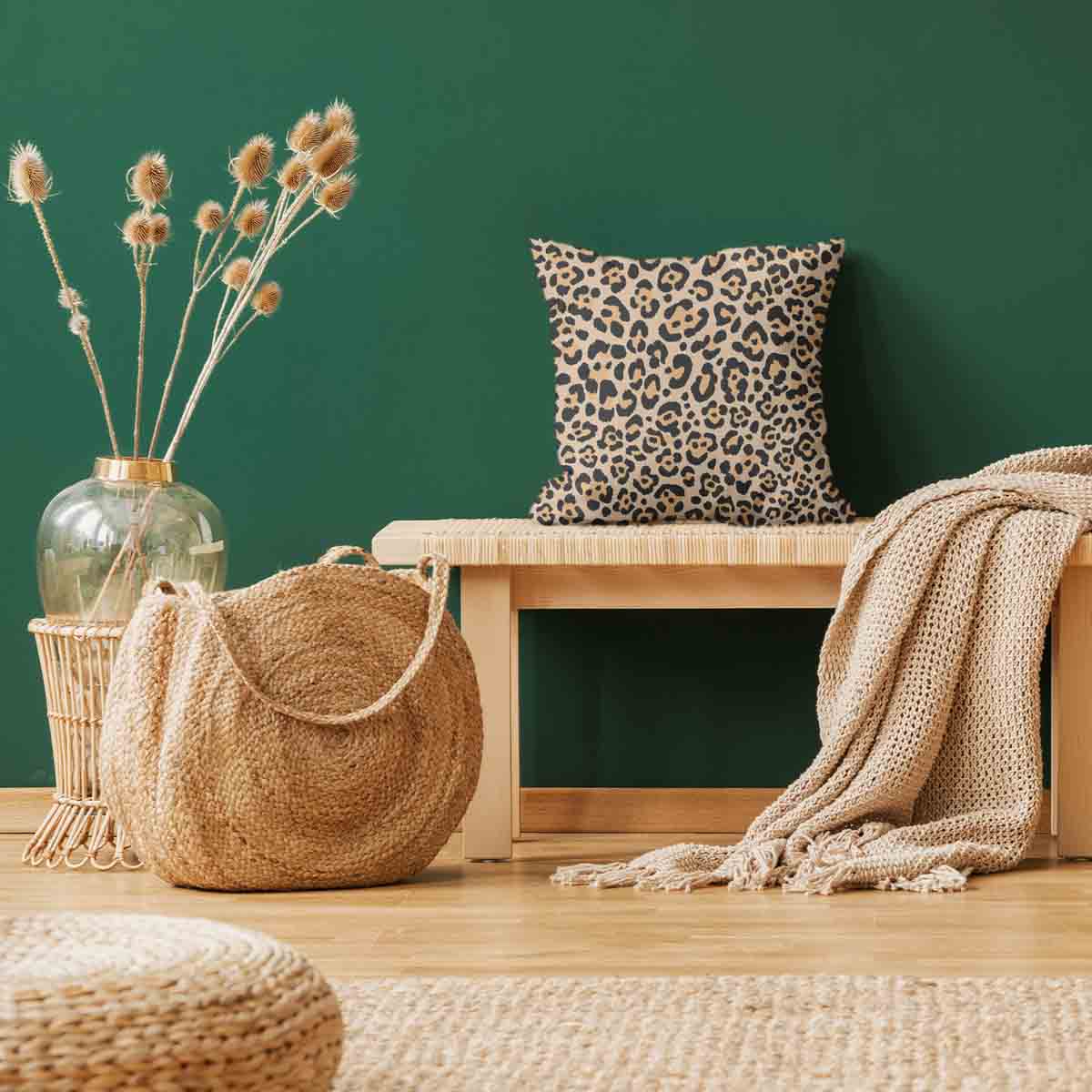 Health Pillow Leopard Print