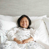 Therapy blanket bedding set, flying leaves.