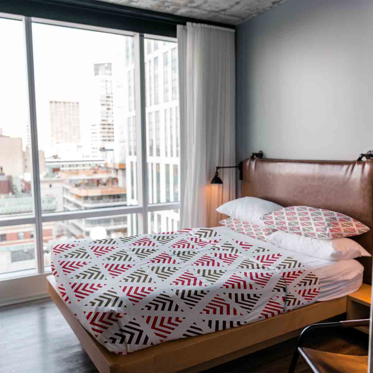 Therapy blankets bedding set Christmas triangles