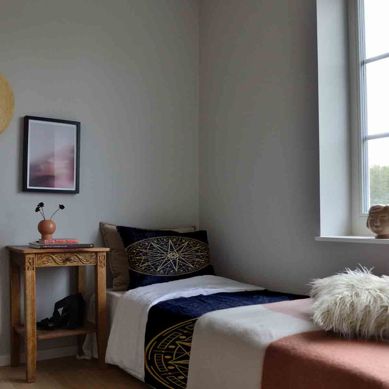 Set di biancheria da letto con coperta terapeutica Mandala mistico