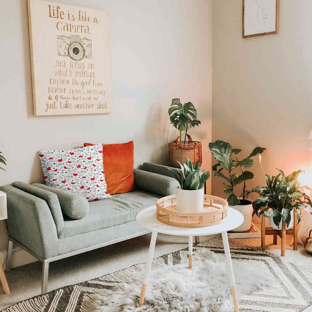 Cuscino salute L'amore dà le ali