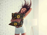 Gezondheidskussen met zonnebloem