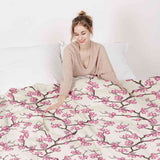 Therapy blanket bedding set Japanese cherry blossom