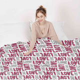 Therapiedekens Beddengoed Set Wit L.O.V.E