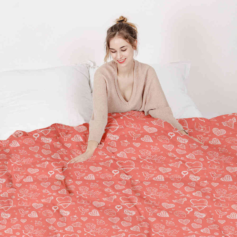 Therapy blankets bedding set Cupid and love arrow