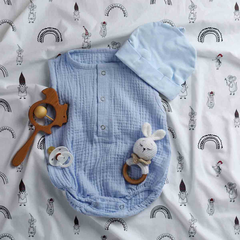 Juego de ropa de cama con mantas terapéuticas y ratones