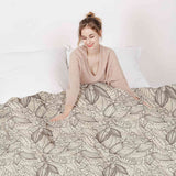 Therapy blanket bedding set cocoa plant