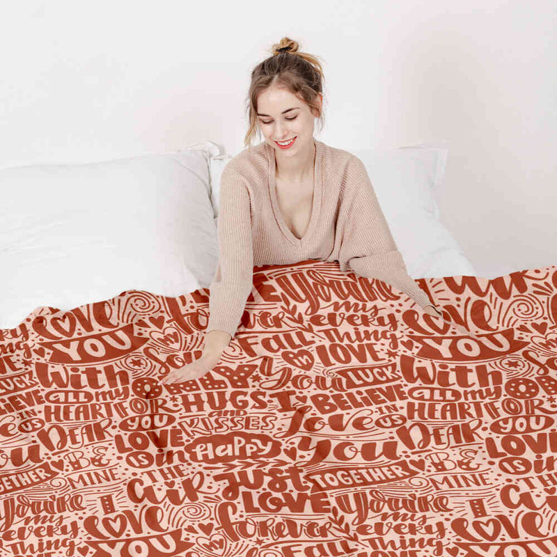 Therapy blankets bedding set Be Mine