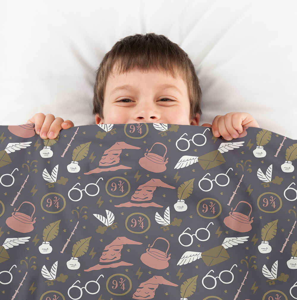 Therapy blankets bedding set black magic