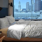 Set di biancheria da letto con coperta terapeutica motivo costellazione Gemelli