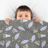 Coperte terapeutiche con rivestimento in cotone nero bacchetta magica