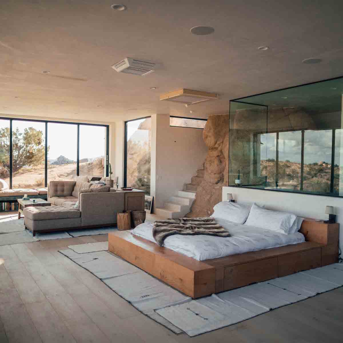 Therapy blankets bedding set white with pink branches