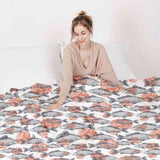 Therapy blanket and bedding set, grey fish.