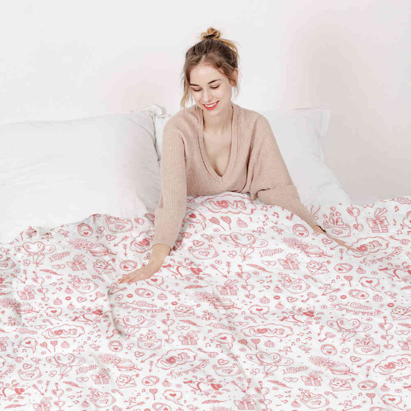 Therapy Blanket Bedding Set Be my Valentine