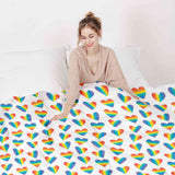 Set di biancheria da letto con coperta terapeutica LOVE IS LOVE