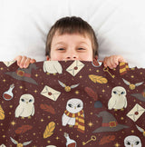 Therapy blanket bedding set brown Hedwig