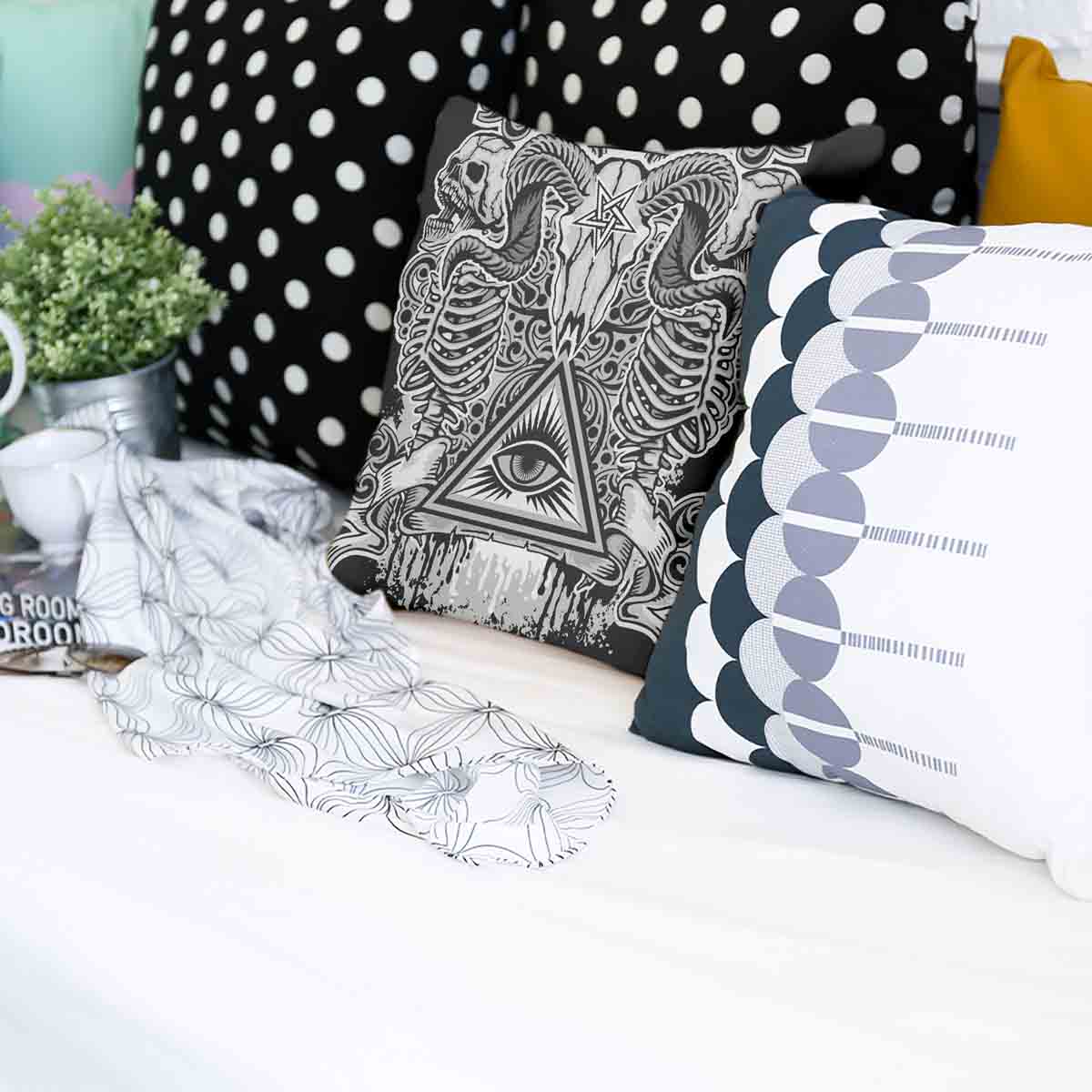 Gezondheidskussen Zwart Oog 2