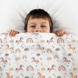 Original Therapy Blanket - Unicorn Weighted Blanket with Cotton Cover for Children