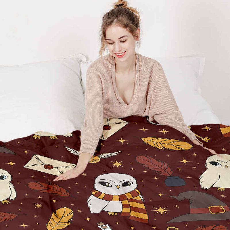 Original Therapy Blanket - Hedwig Weighted Blanket with Cotton Cover for Children &amp; Adults