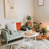 Health pillow grey with ivy