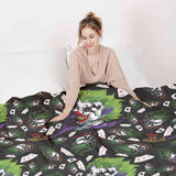 Therapy blanket and bedding set, colorful joker.