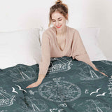 Coperte terapeutiche con rivestimento in cotone con navi