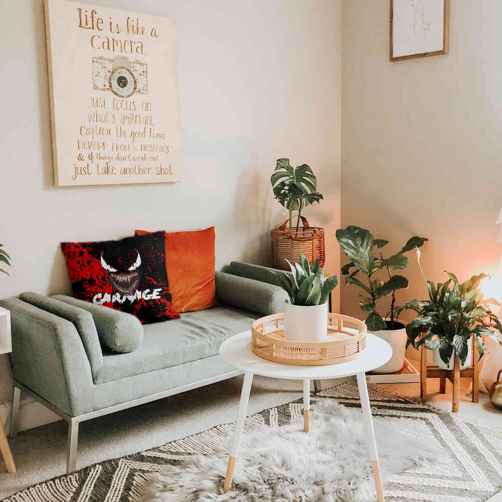 Gezondheidskussen Zwart Jokersgezicht