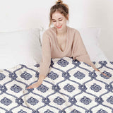 Therapy blankets and bedding set, blue sailor pattern.