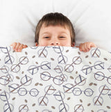Coperte terapeutiche con rivestimento in cotone con gli occhiali di Harry