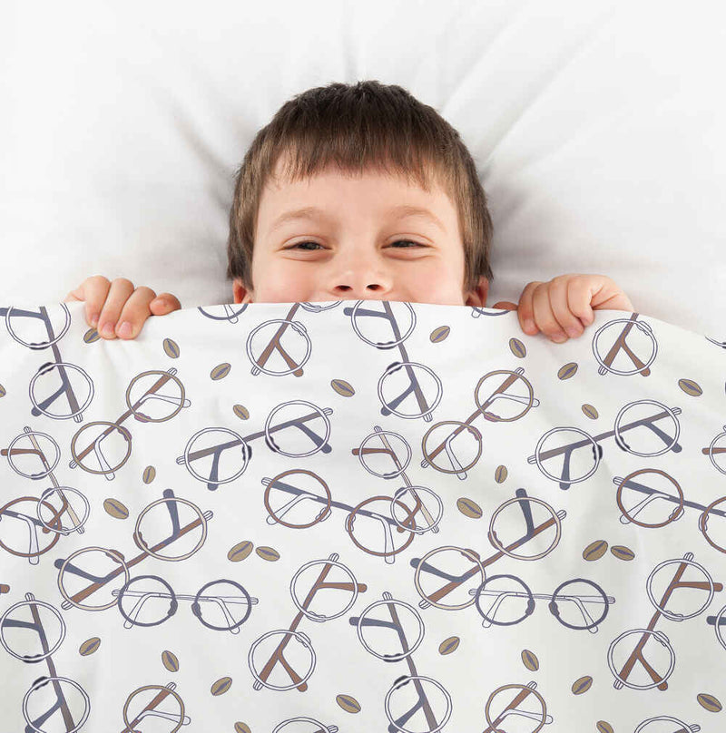 Coperte terapeutiche con rivestimento in cotone con gli occhiali di Harry
