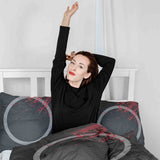 Juego de ropa de cama con manta terapéutica inicio del juego