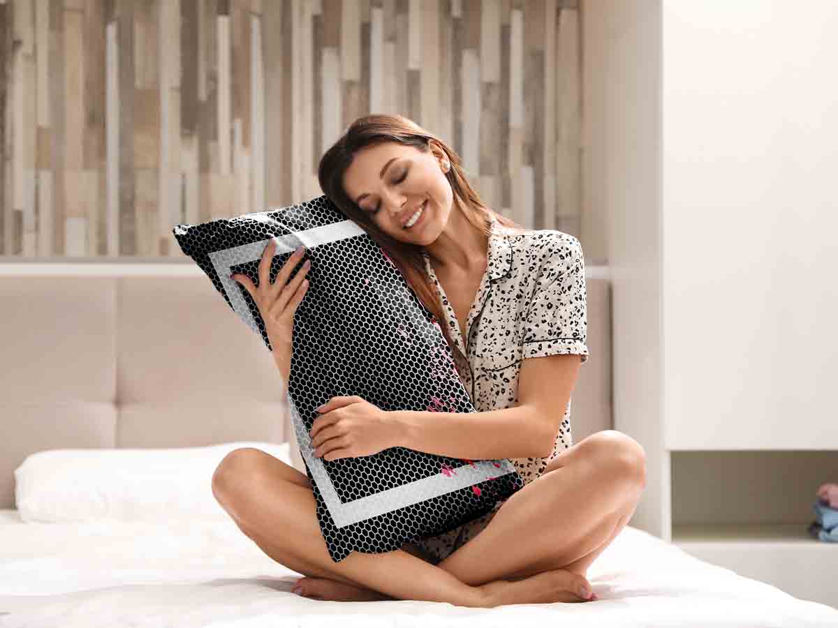 Cuscino sanitario nero Let's Play