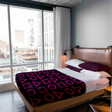 Therapy blankets bedding set Dalgona shapes
