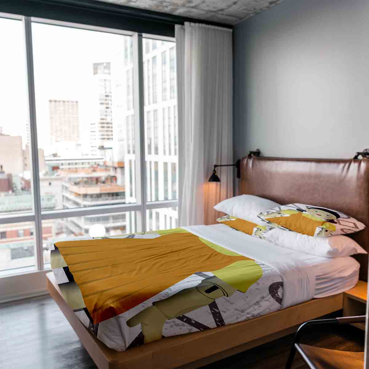 Set di biancheria da letto con coperta terapeutica Red Light, green Light