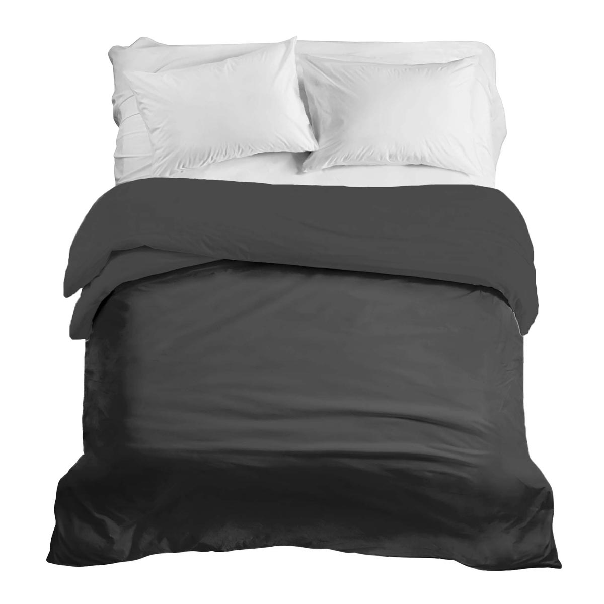 Original therapy blanket - cotton cover in dark gray